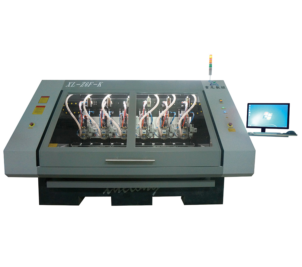 Special drilling machine for 6-axis flexible plate